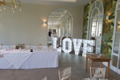 Deer Park Hotel Weddings - Letter Lights