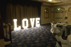 New Continental Weddings - Letter Lights