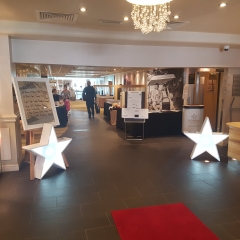 St-Mellion-Wedding-Fair-with-lit-stars-from-South-West-letter-Lights