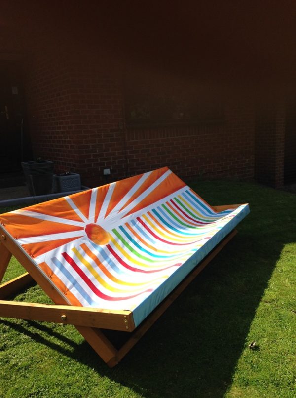 8ft wide deck chair hire
