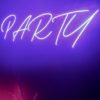 Party Neon Sign Hire